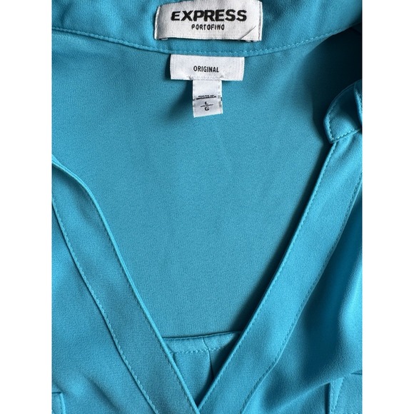 Lot of 4 Express Portofino Shirts Blouses Womens Large NWT/EUC - Picture 3 of 9